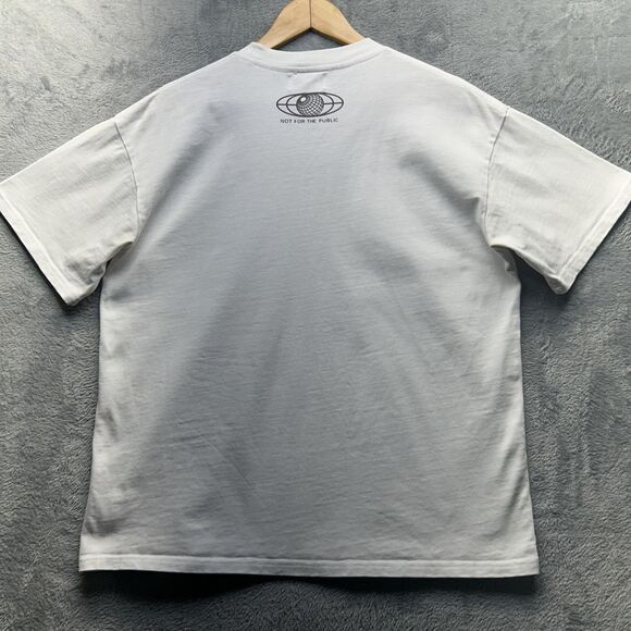 Vintage Y2K Shirt Mens Large White Boxy Graphic Frida Picture Frame Streetwear - Picture 2 of 14